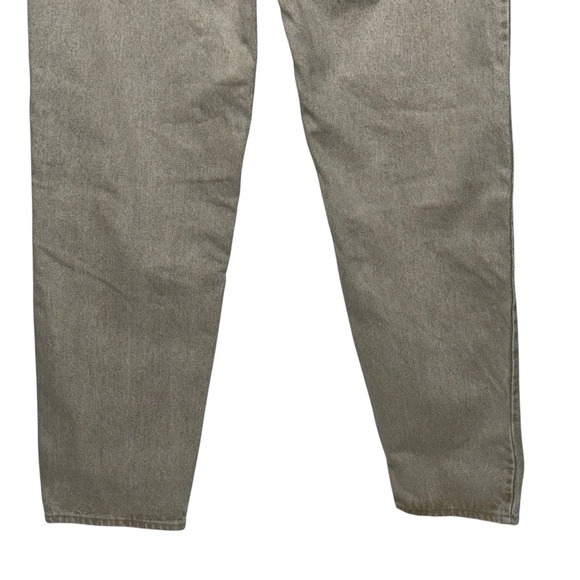 Vintage Levis 550 Men's 38 x 34 Relaxed Fit Cream Distressed Straight Jeans - Picture 8 of 11